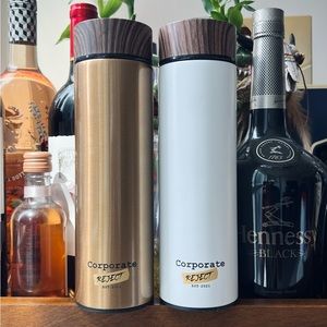 Corporate Reject Water Bottle - Gold